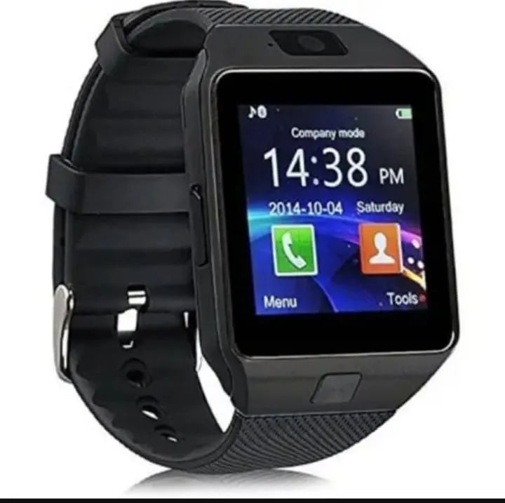 DZ09 Smart Watch 1.99" – Bluetooth Calling, IP67 Waterproof (Black, Non-PTA)